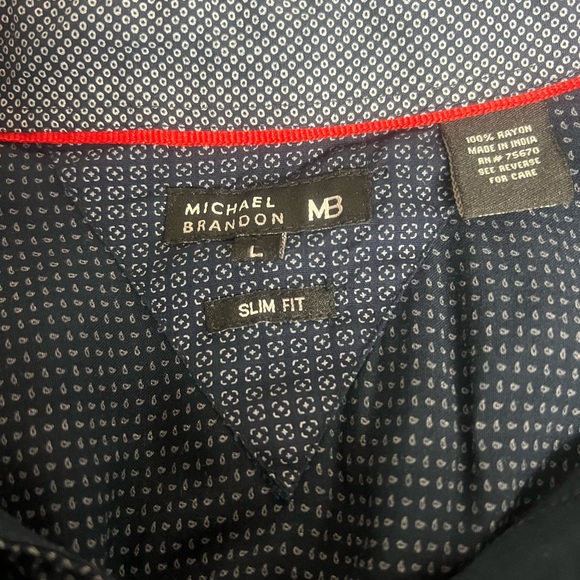Michael Brandon button‎ down top - Picture 2 of 2